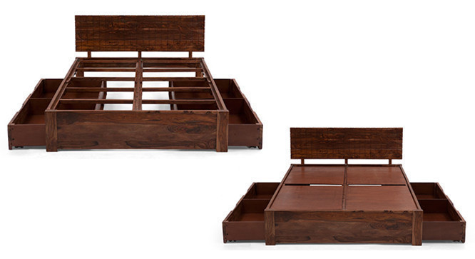 Persia Storage Bed (TeakFinish)